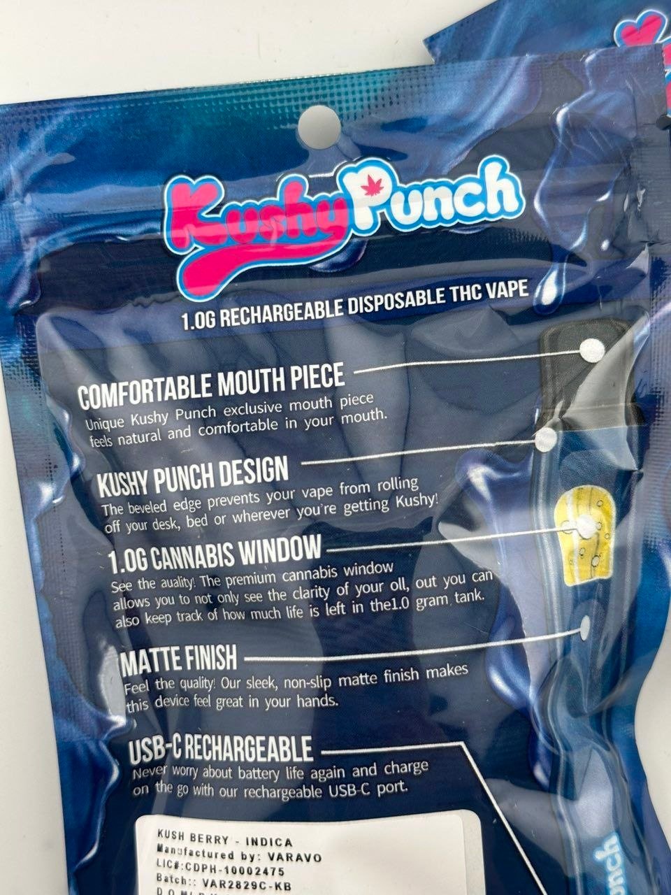 Kushy Punch 1G Disposable THC Vape - Image 3