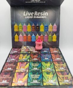 Alternative view of CryBaby bottle 2g disposable – live resin liquid diamonds w/gumballs
