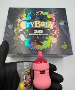 CryBaby bottle 2g disposable – live resin liquid diamonds w/gumballs