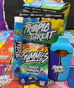 Triiio Triiiple Threat 2G Disposable + Preroll + Gummies