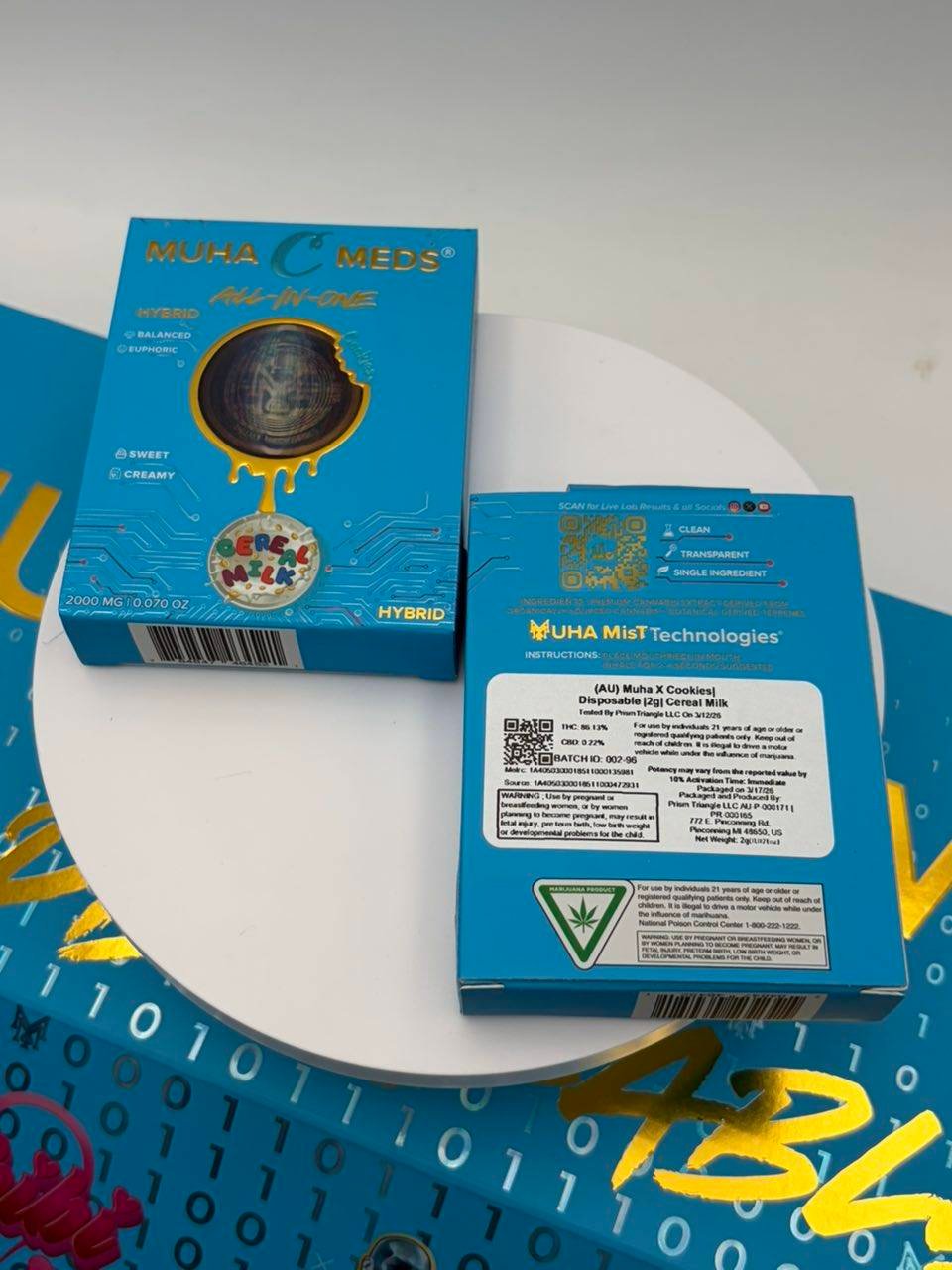 Muha Meds x Cookies 1G Disposable - Image 3