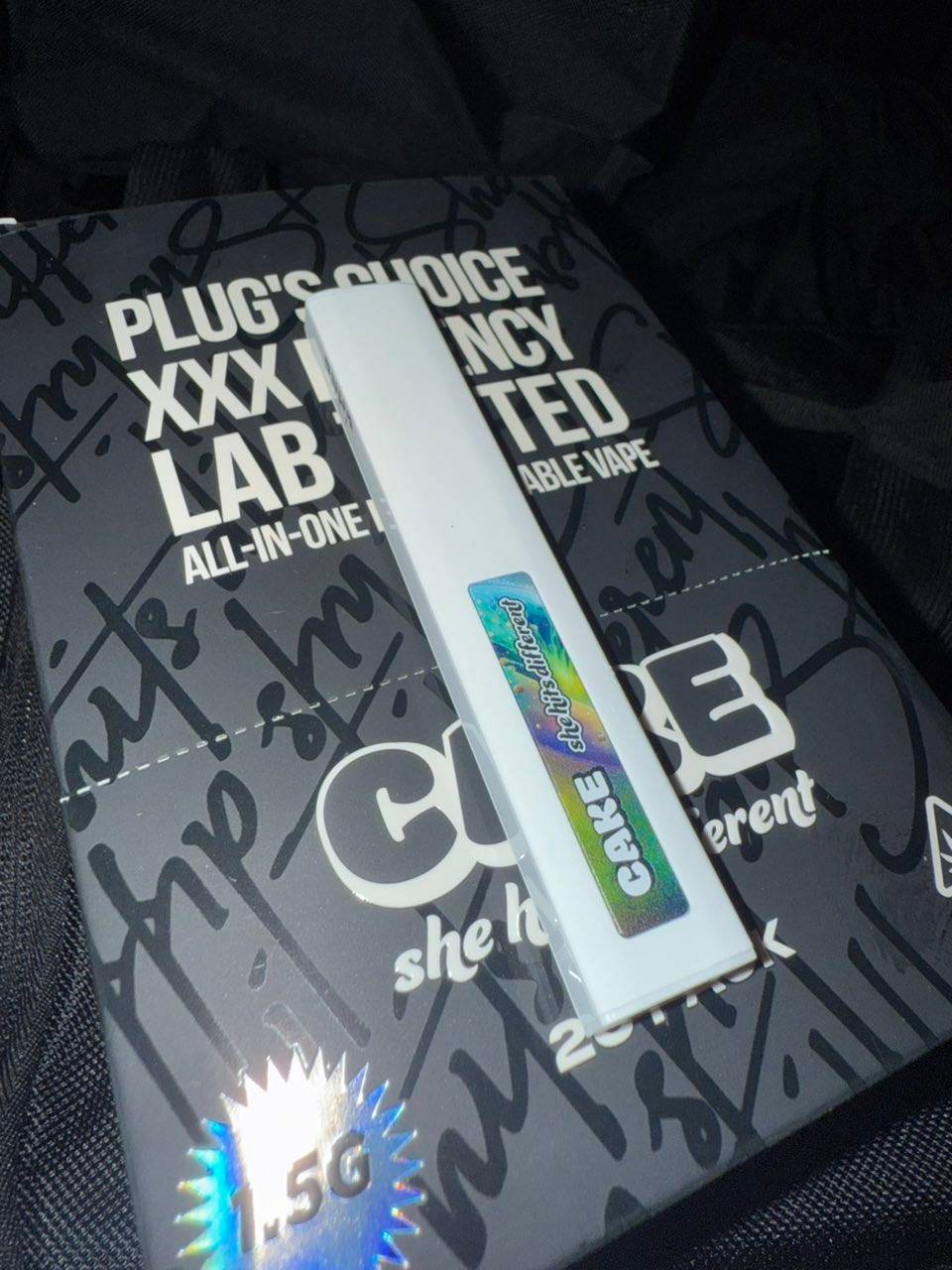 OG Cake Black XXX Label 1.5G Disposable